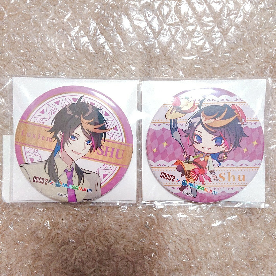 にじさんじ×ココス ビック缶バッジ 闇ノシュウ