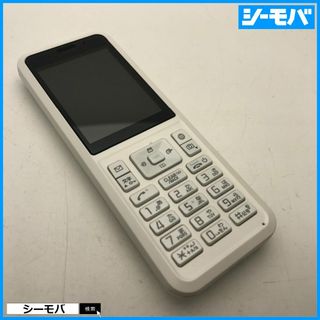 1203 SIMフリー softbank Simply B 701SI 中古 白(携帯電話本体)