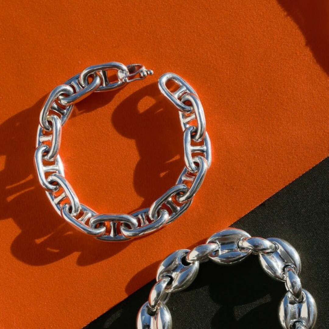 FIFTH " Silver bracelet HM-003シェーヌダンクル
