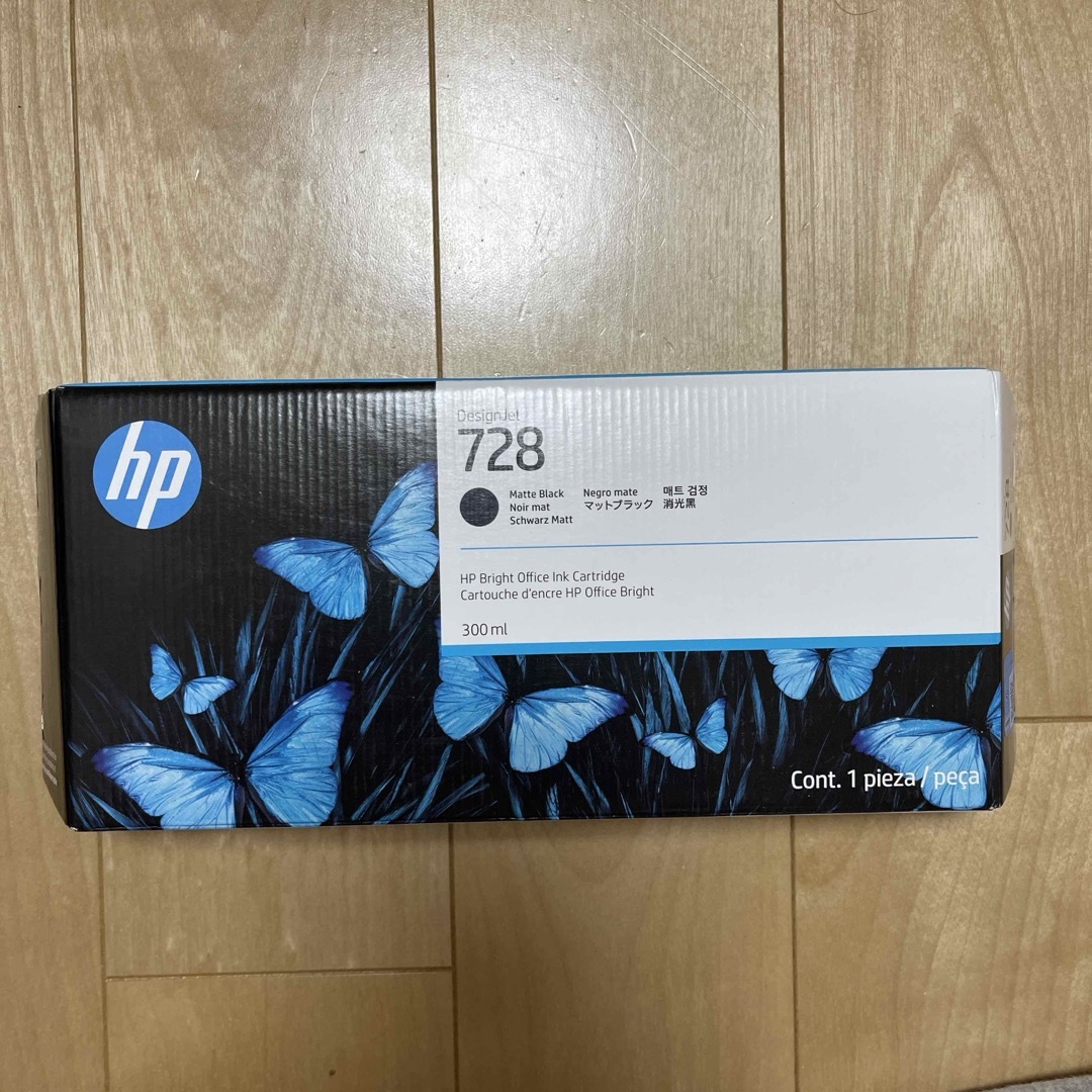 HP(ヒューレットパッカード)の日本HP HP728インクカートリッジマットブラック 300ml F9J68A インテリア/住まい/日用品のオフィス用品(その他)の商品写真