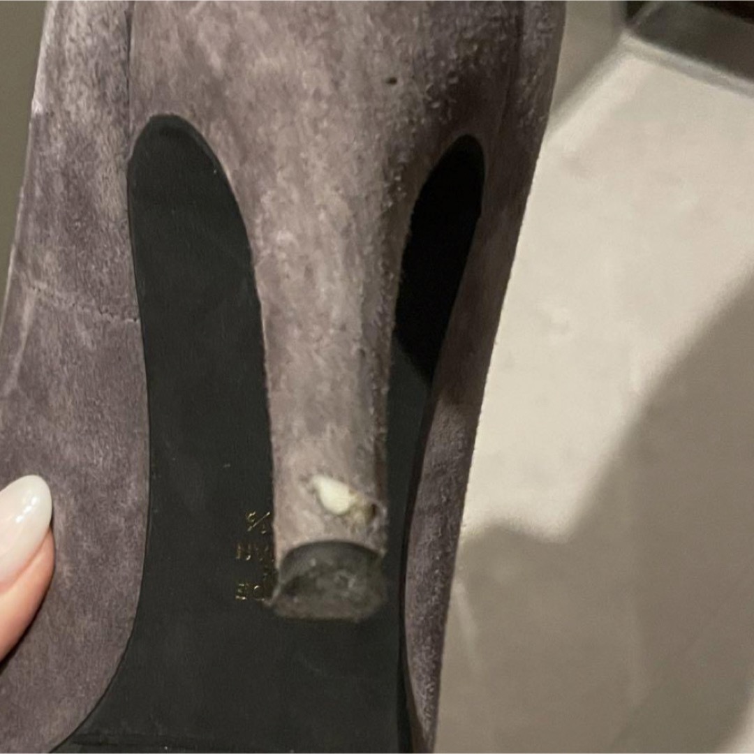 DIANA(ダイアナ)のダイアナ　パンプス　ヒール8.5cm グレー　スエード レディースの靴/シューズ(ハイヒール/パンプス)の商品写真