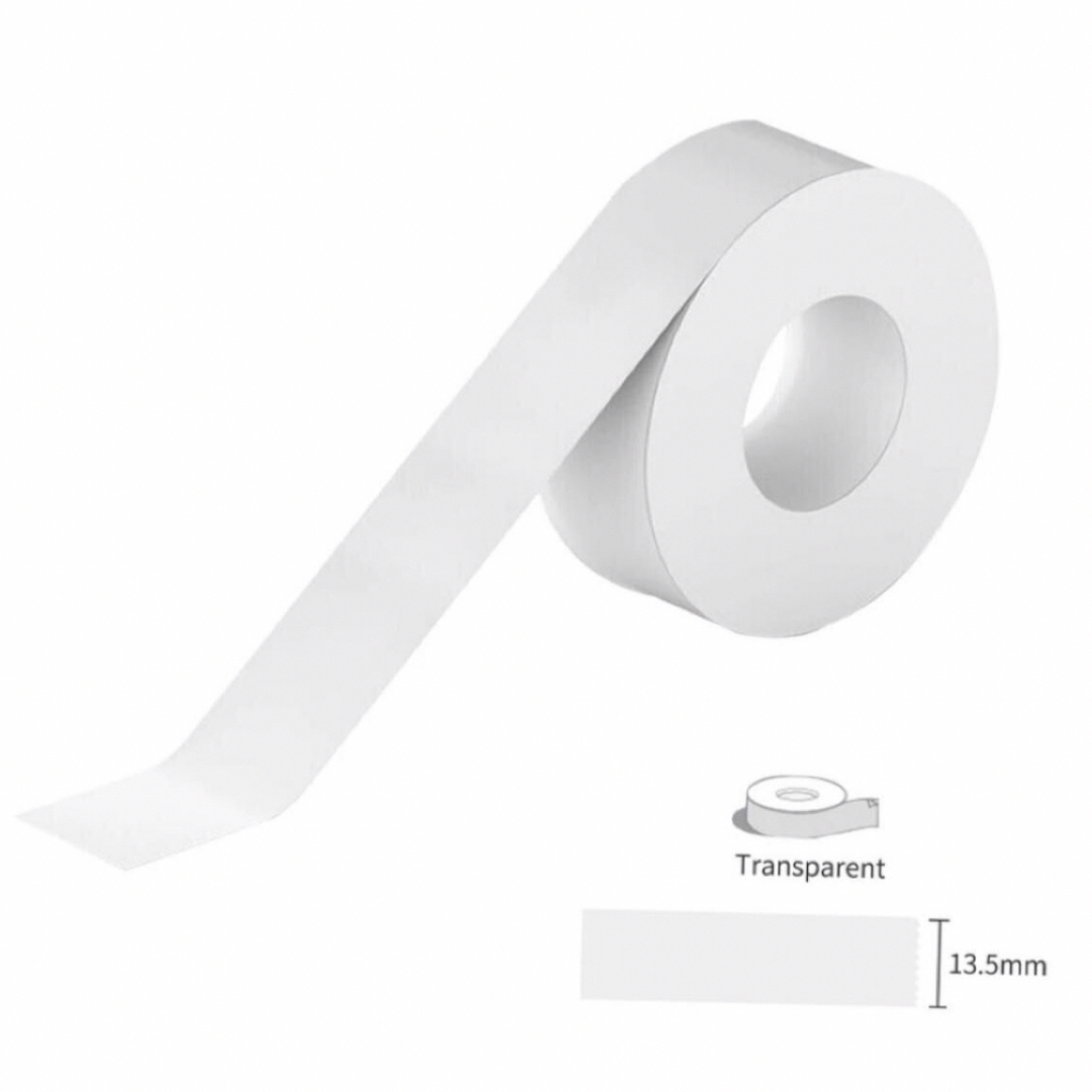 Peripage プリンター L1テープ  IVORY WHITE 白4本 インテリア/住まい/日用品の文房具(テープ/マスキングテープ)の商品写真