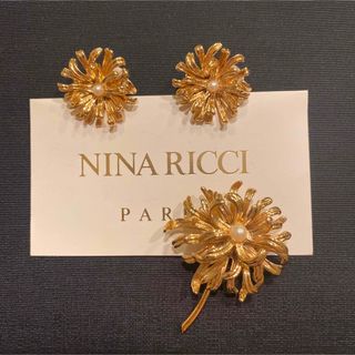 ニナリッチ(NINA RICCI)のNINA RICCI ブローチ&イヤリング(ブローチ/コサージュ)