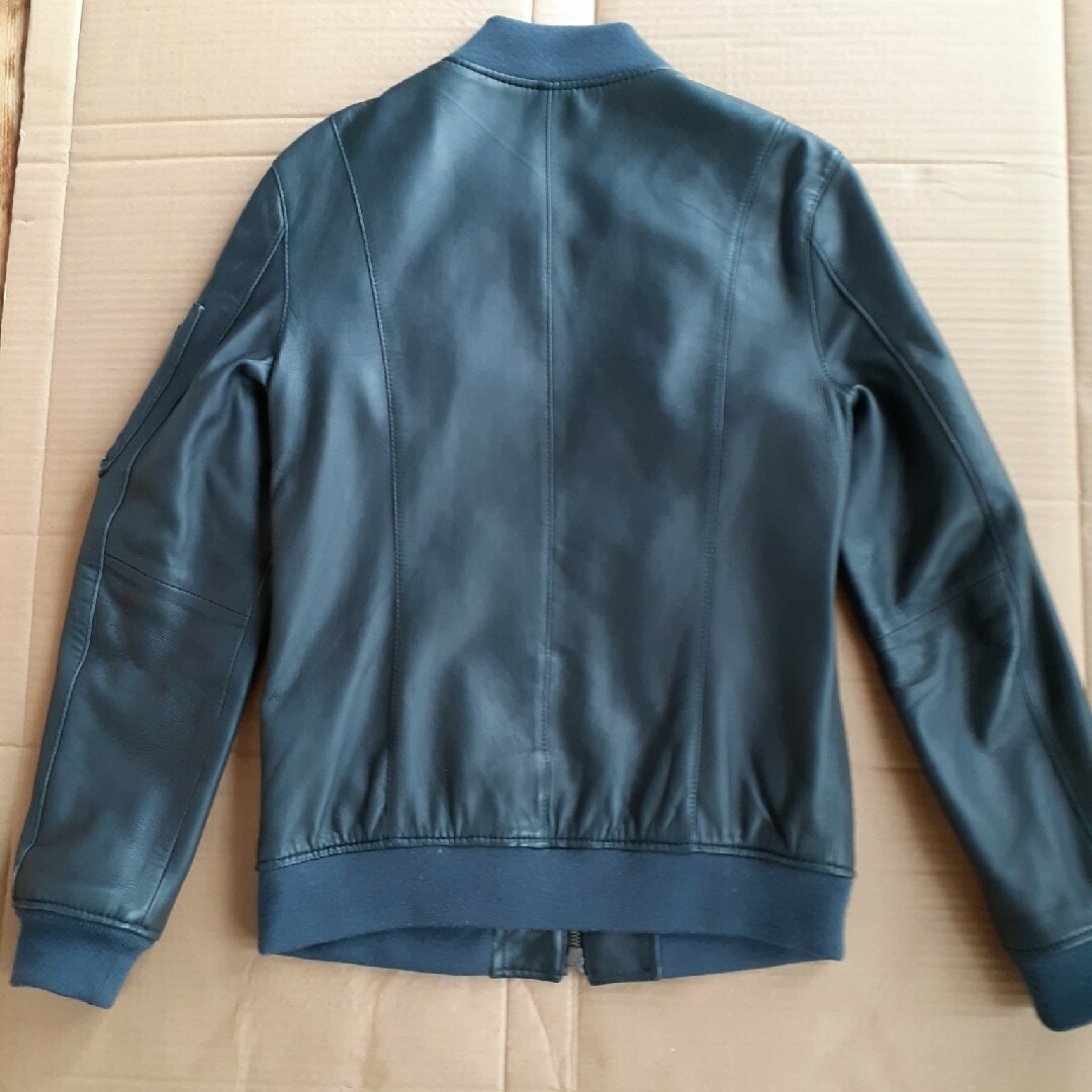 STUDIOUS(ステュディオス)の日本製 STUDIOUS  本革 MA-1 レザージャケット レディースのジャケット/アウター(ライダースジャケット)の商品写真