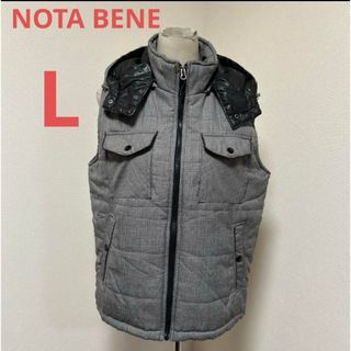 ノータベネ(NOTA BENE)のNOTA BENE 中綿　チェック　ベスト(ダウンベスト)