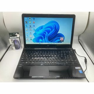 はるPC美品✨すぐに使えるノートパソコン✨薄型軽量✨カッコイイ黒✨Win11✨i5