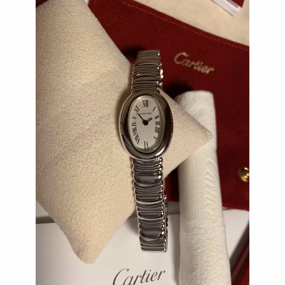 Cartier(カルティエ)のカルティエ　ミニベニュワール　ホワイトゴールド レディースのファッション小物(腕時計)の商品写真