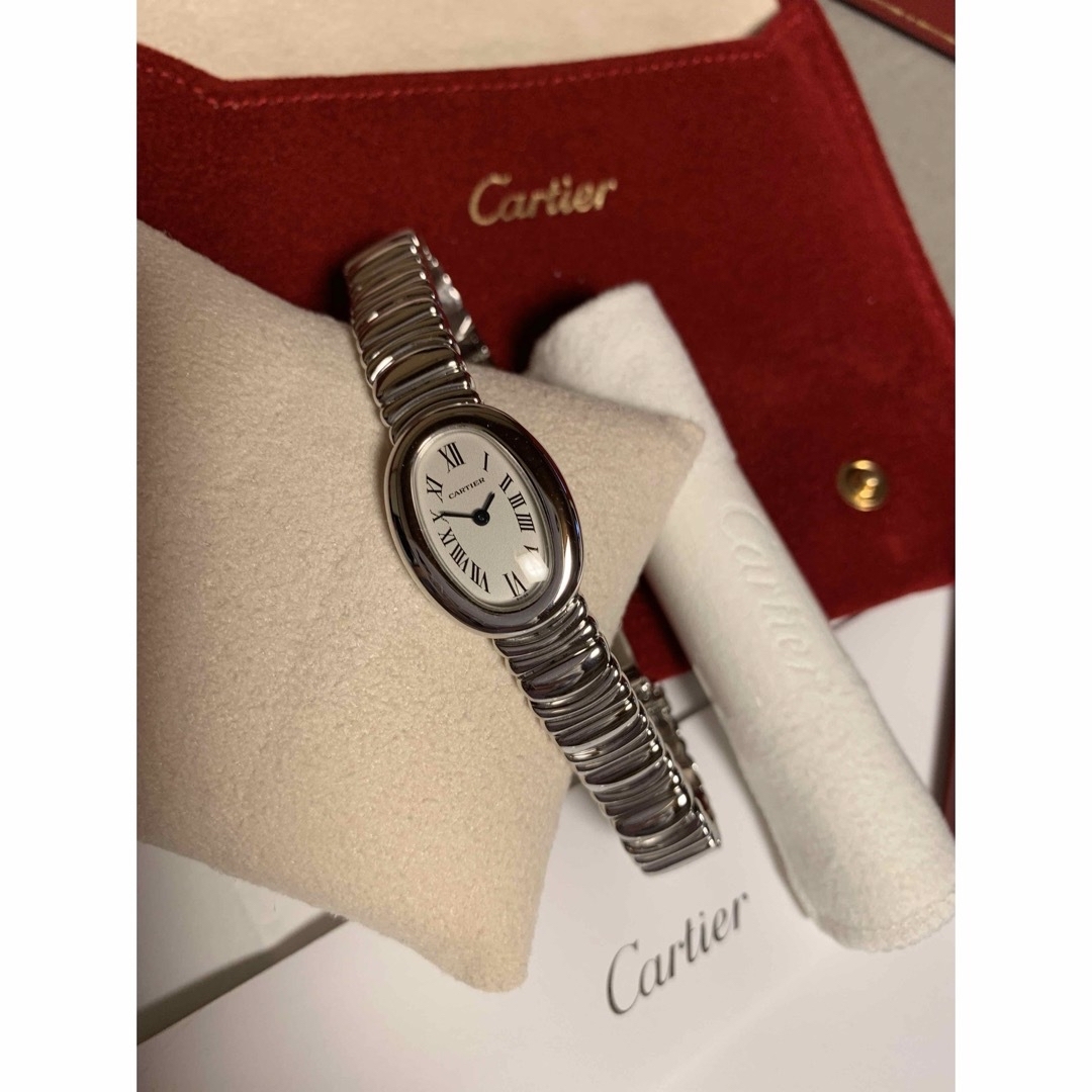 Cartier(カルティエ)のカルティエ　ミニベニュワール　ホワイトゴールド レディースのファッション小物(腕時計)の商品写真