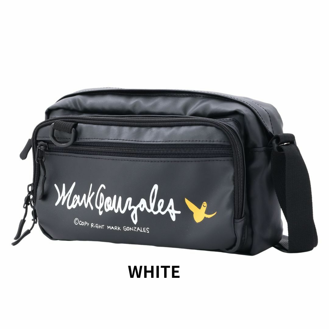 Mark Gonzales(マークゴンザレス)のバッグ ショルダーバッグ　MARK GONZALES MG-S 3L WHITE レディースのバッグ(ショルダーバッグ)の商品写真