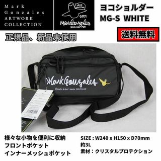 マークゴンザレス(Mark Gonzales)のバッグ ショルダーバッグ　MARK GONZALES MG-S 3L WHITE(ショルダーバッグ)