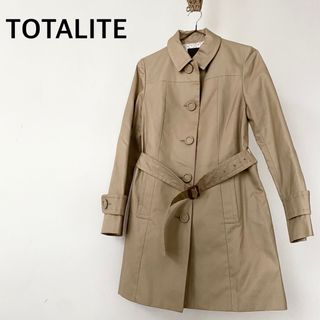 TOTALITE トータリテ　ベージュ　スプリングコート　アウター　ジャケット(スプリングコート)