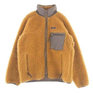 パタゴニア(patagonia)のpatagonia パタゴニア ジャケット 23024 CLASSIC RETRO CARDIGAN クラシック レトロ カーディガン フリース ジャケット テキーラゴールド ライトブラウン系 XS【中古】(その他)