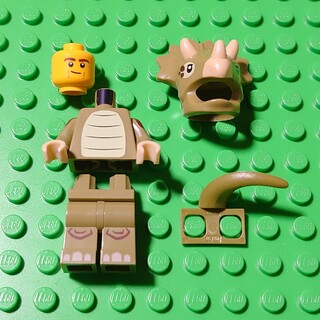 レゴ(Lego)の【新品】LEGO ミニフィギュアシリーズ２５ トリケラトプス・ガイ レゴ(知育玩具)