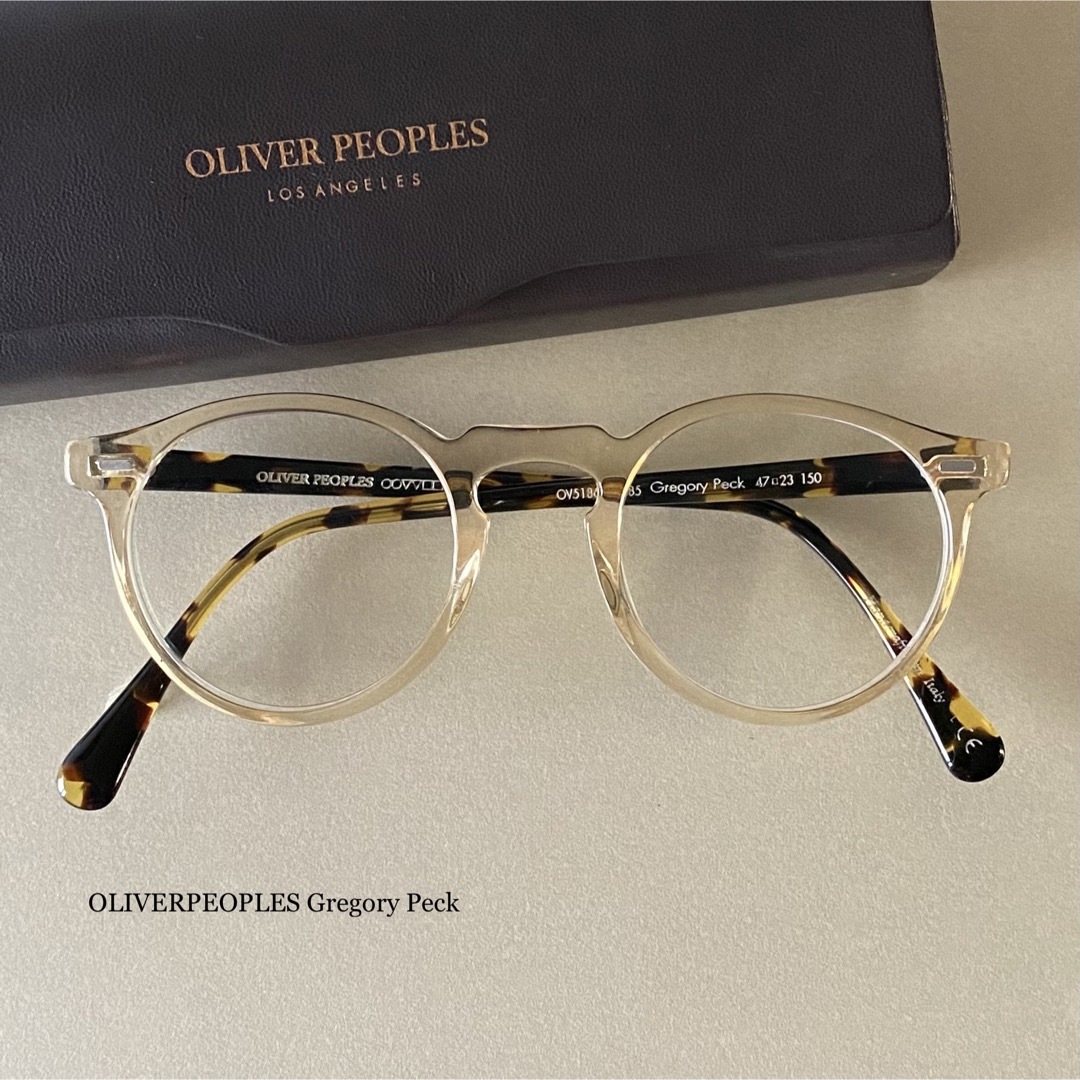 OV305 美品 OLIVER PEOPLES Gregory Peck メガネファッション小物