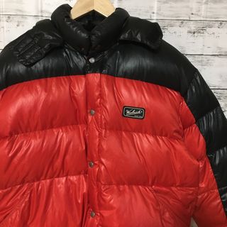 ウールリッチ(WOOLRICH)の【希少】ウールリッチ woolrich ダウンジャケット M 赤 古着(ダウンジャケット)