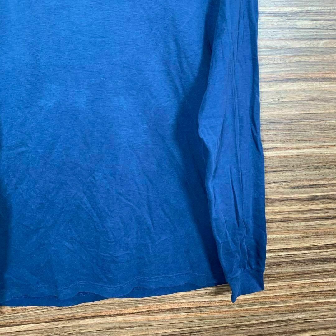 UNIQLO(ユニクロ)のユニクロ UNIQLO️ Tシャツ Lサイズ 長袖 紺色 ネイビー メンズのトップス(Tシャツ/カットソー(七分/長袖))の商品写真