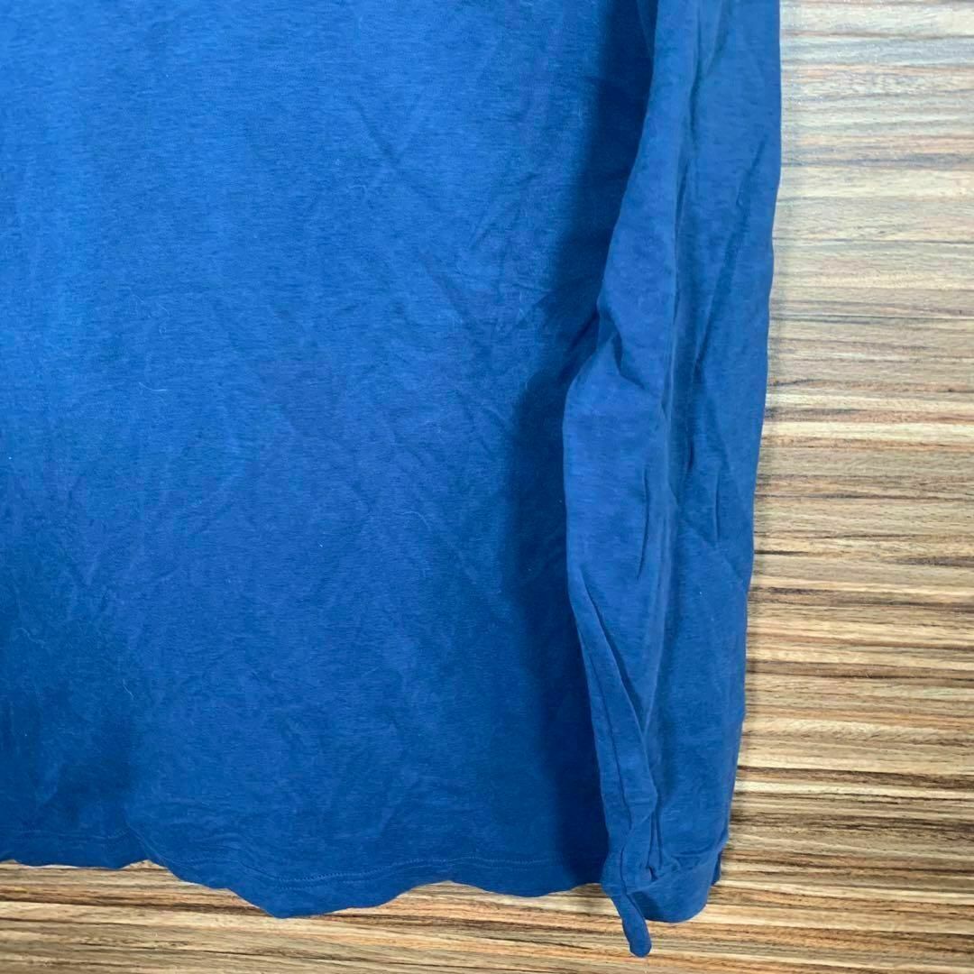 UNIQLO(ユニクロ)のユニクロ UNIQLO️ Tシャツ Lサイズ 長袖 紺色 ネイビー メンズのトップス(Tシャツ/カットソー(七分/長袖))の商品写真
