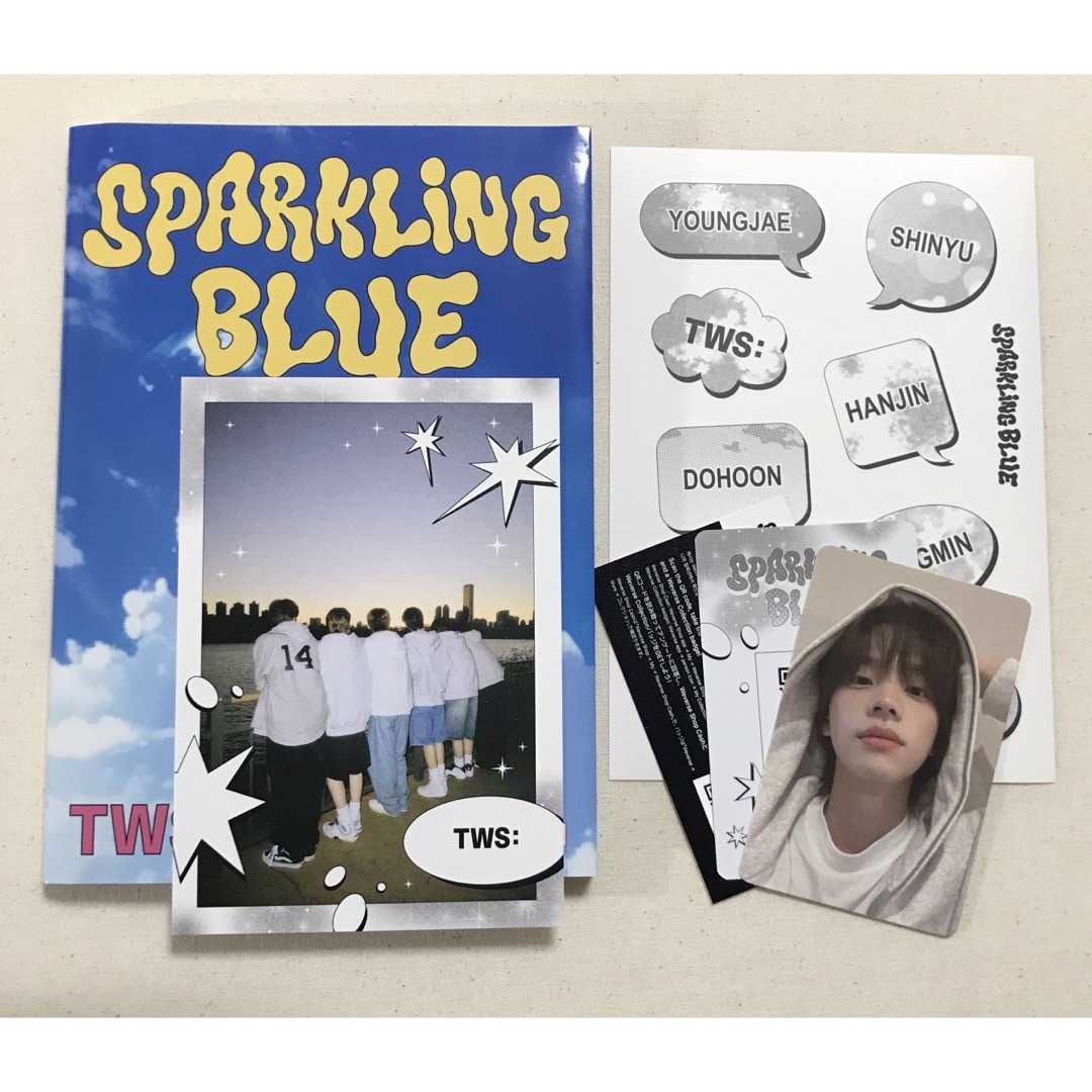 TWS シニュ SPARKLING BLUE weverse トレカ-