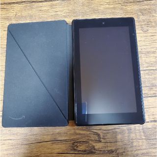 アマゾン(Amazon)のAmazon Fire7（第9世代）純正カバー付き(タブレット)