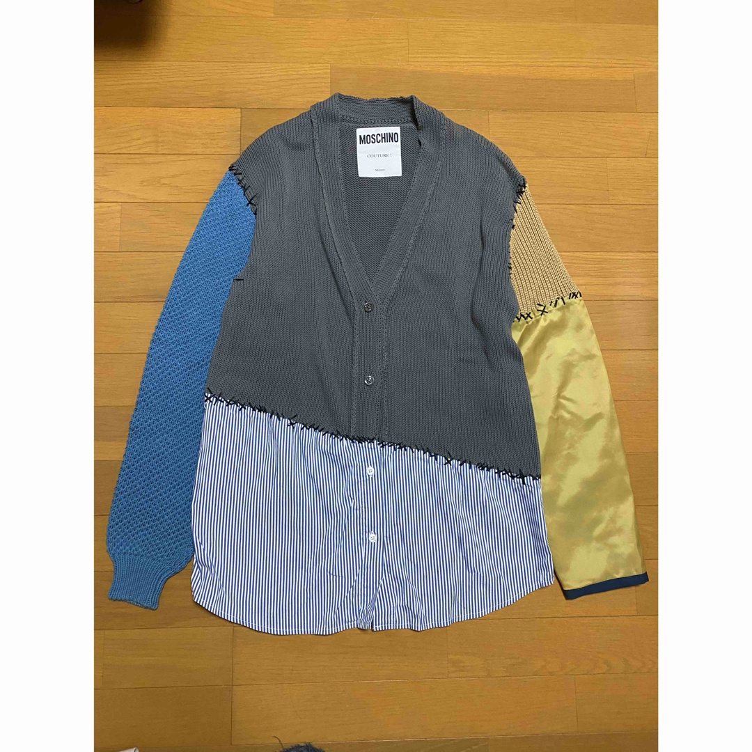 モスキーノ MOSCHINO アシンメトリーカーディガン モスキーノ MOSCHINO アシンメトリーカーディガン