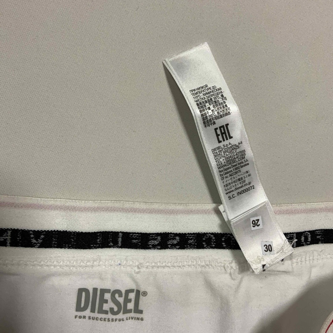 DIESEL(ディーゼル)の洗練されたデザイン　DIESEL　3パックショーツ ロゴ　L レディースの下着/アンダーウェア(ショーツ)の商品写真