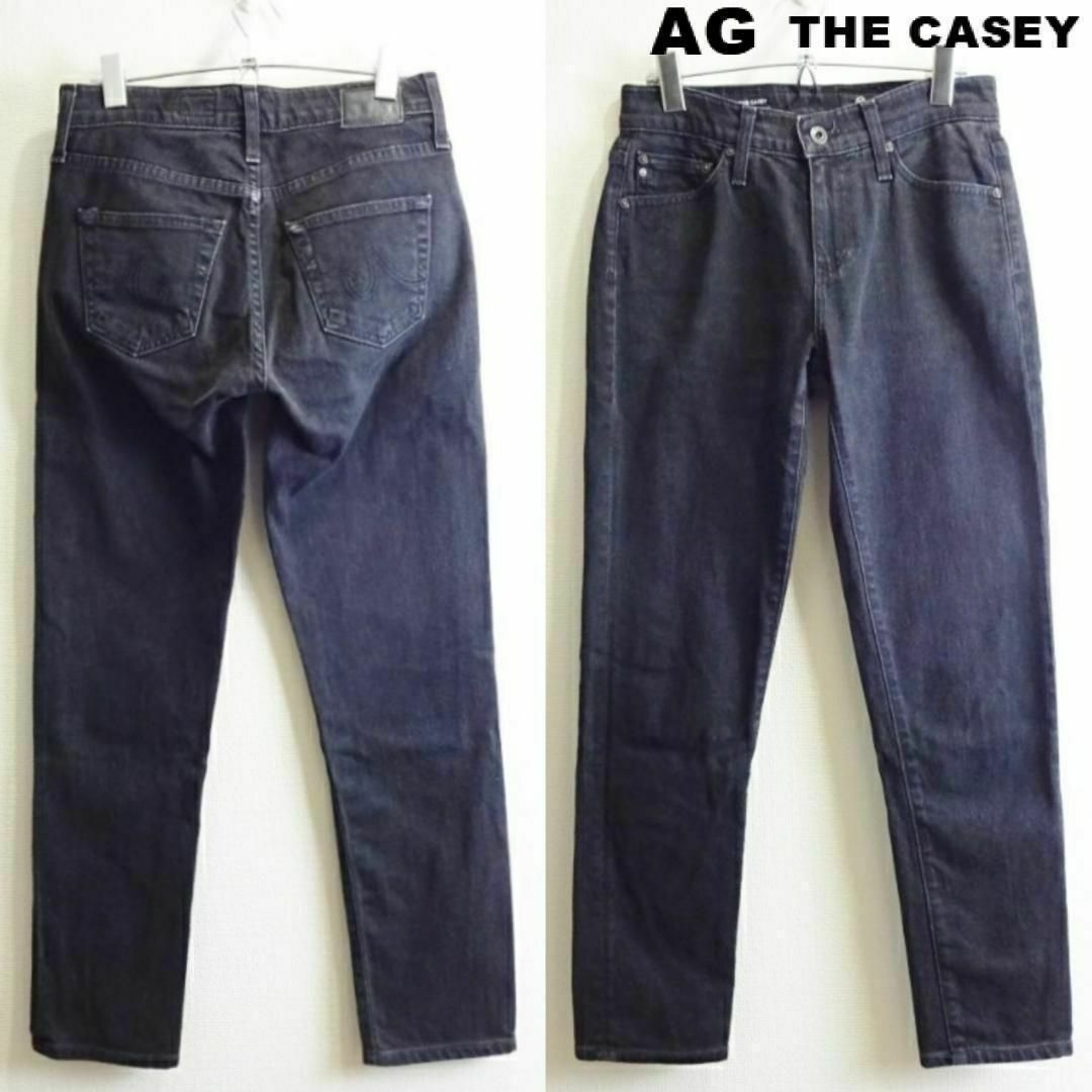 AG(エージー)のAG　CASEY　W72cm　リラックスドスキニーアンクルデニム　ストレッチ　黒 レディースのパンツ(デニム/ジーンズ)の商品写真