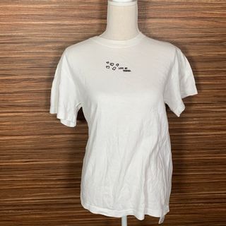 ケービーエフ(KBF)のKBF ケービーエフ️ Tシャツ サイズワン Mサイズ相当 ロゴ 白 ホワイト(Tシャツ/カットソー(半袖/袖なし))