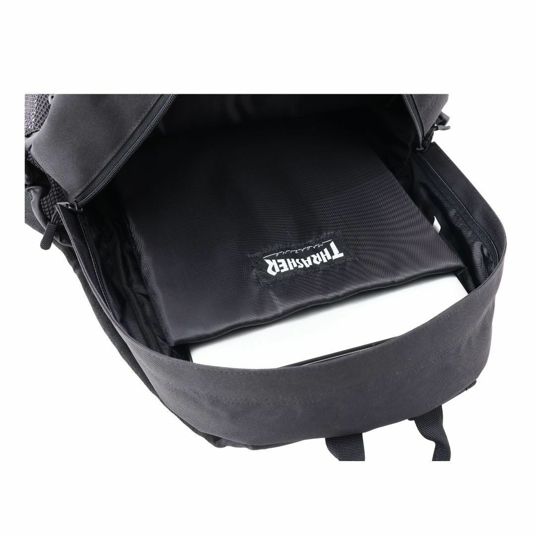 THRASHER(スラッシャー)のバッグ　バックパック THRASHER TH-D 25L BLACK メンズのバッグ(バッグパック/リュック)の商品写真