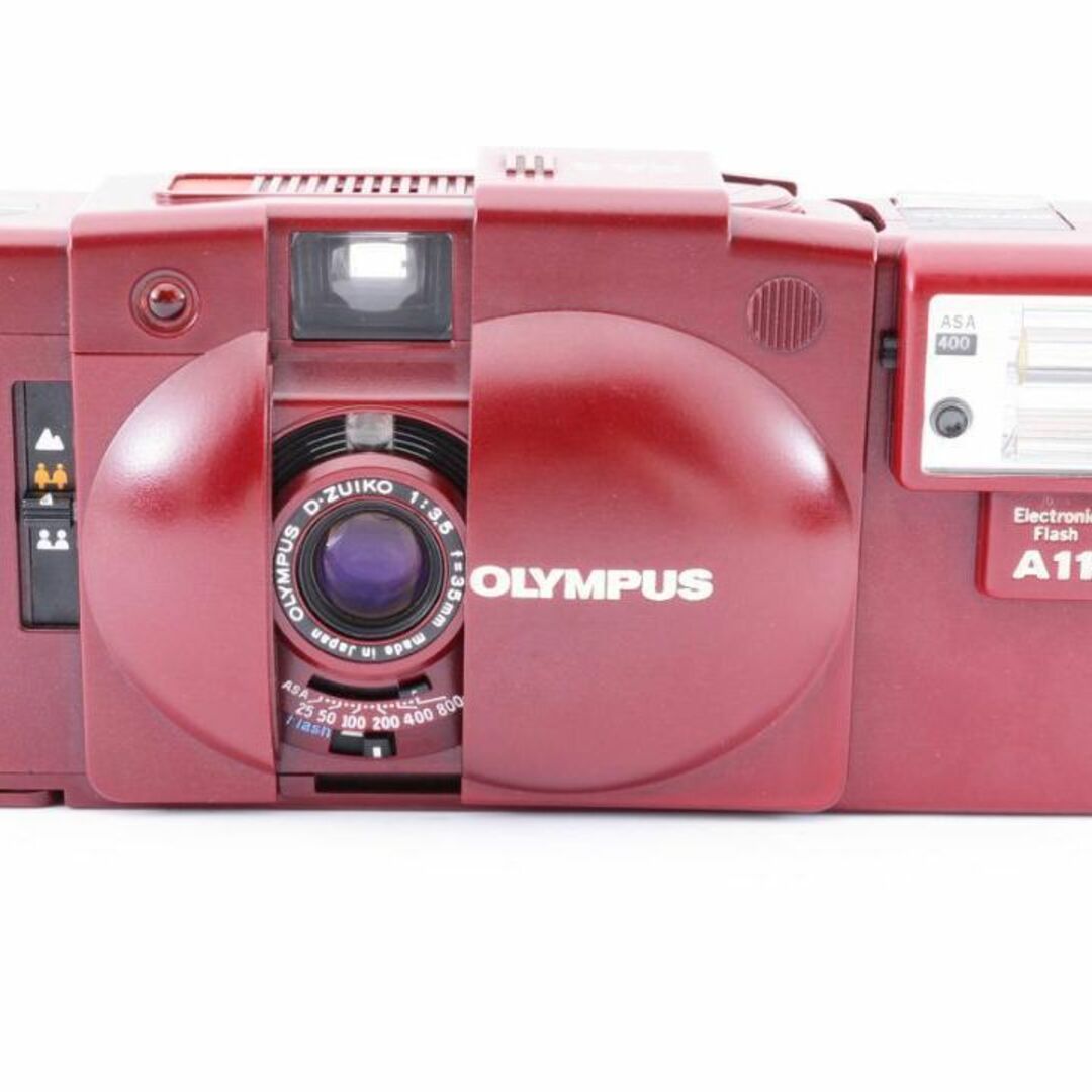 OLYMPUS - ✨希少✨美品✨OLYMPUS XA2 A11 セット レッド フィルム ...