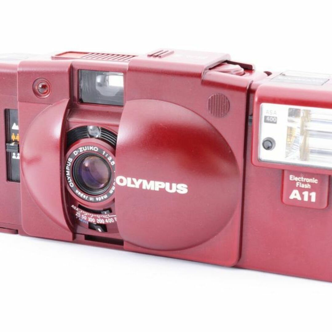 OLYMPUS - ✨希少✨美品✨OLYMPUS XA2 A11 セット レッド フィルム ...