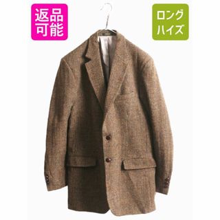 ハリスツイード(Harris Tweed)の80s USA製 ハリスツイード テーラード ジャケット メンズ XL 程/ 古着 ブレザー 80年代 ヴィンテージ ウール ツイード Miller Bros Newton(テーラードジャケット)