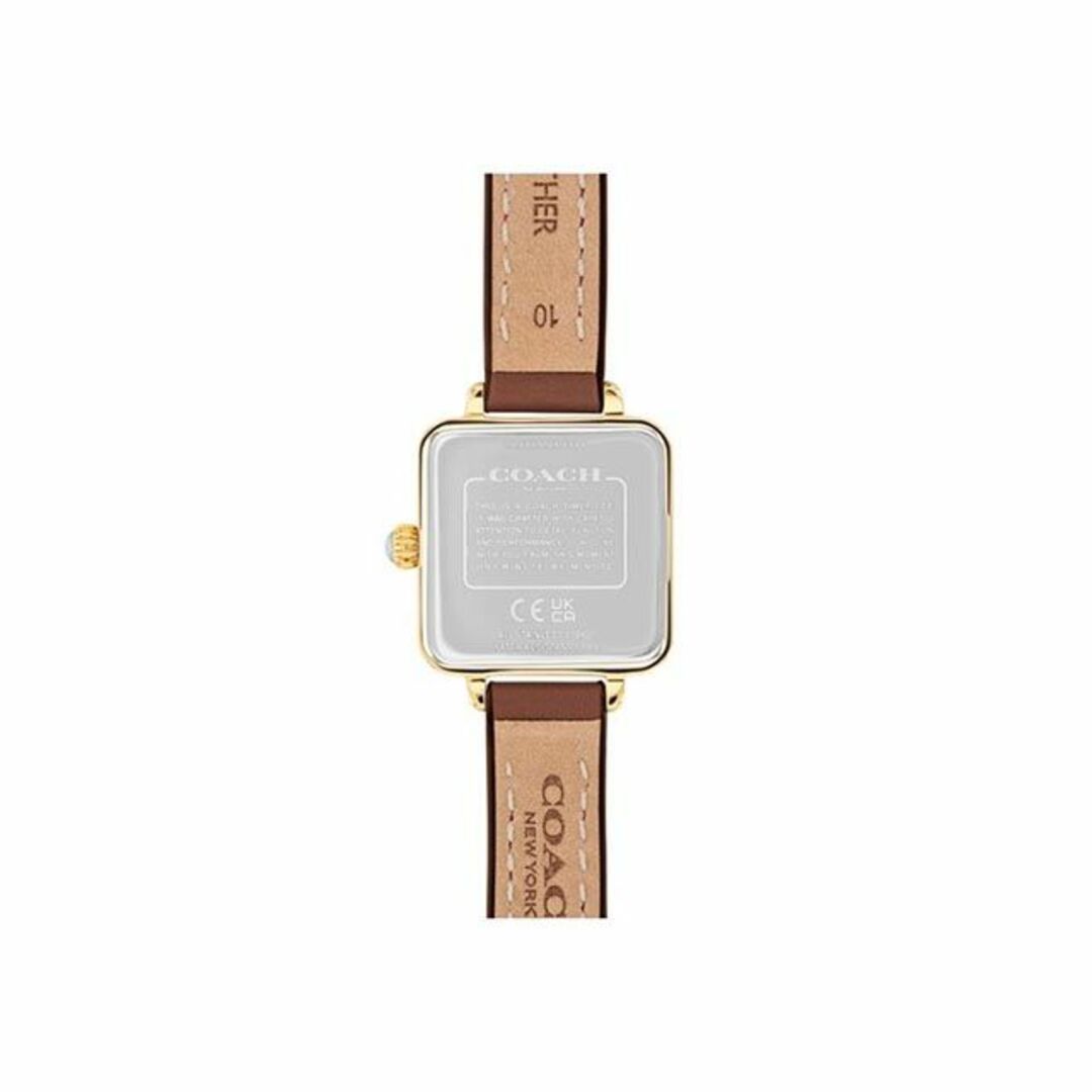 COACH(コーチ)のコーチ キャス 22mm GP ライトブルー サンレイ レザー ストラップ レディースのファッション小物(腕時計)の商品写真