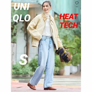 ユニクロ(UNIQLO)の美品✨【UNIQLO】ヒートテックフリースタートルネックT ふわふわ　ホワイトS(ニット/セーター)