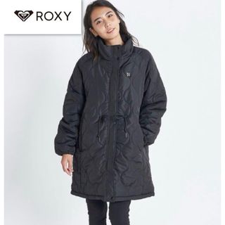 ロキシー(Roxy)のROXY ロキシー 中綿コート ブラック Lサイズ(その他)