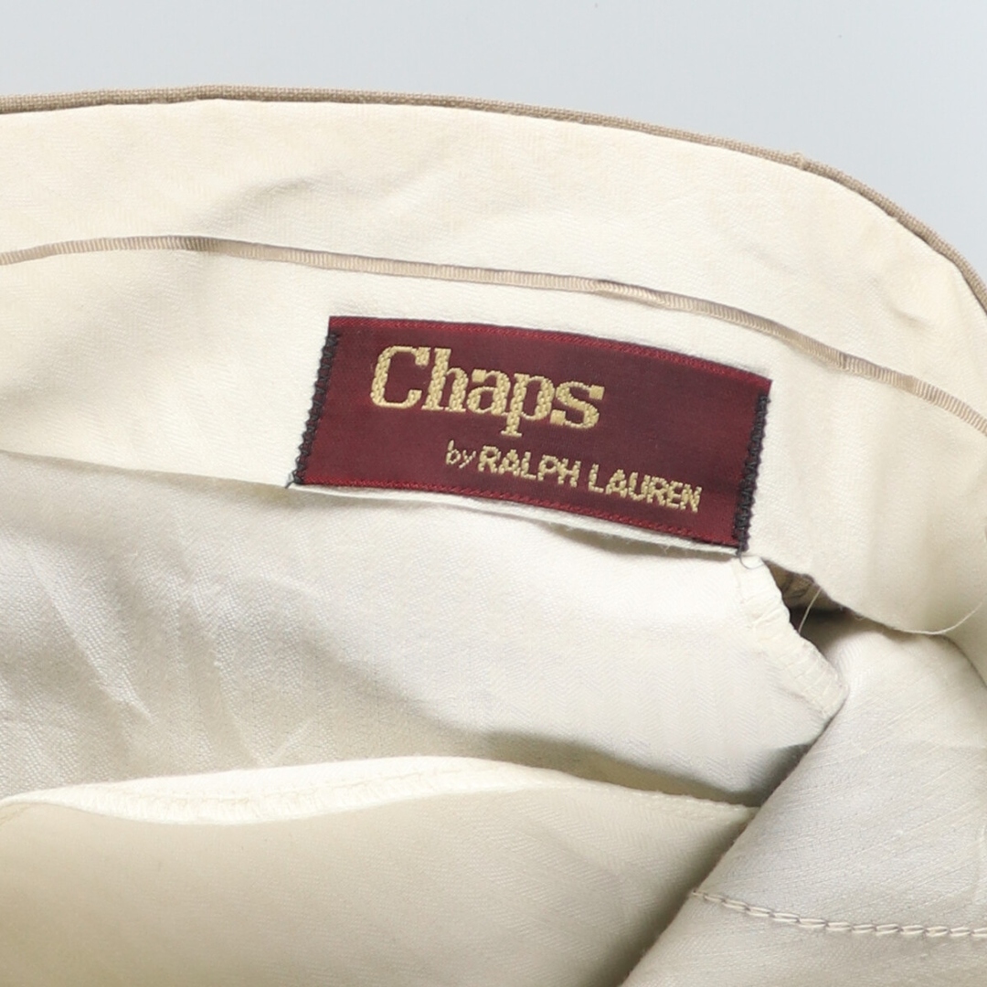 Ralph Lauren(ラルフローレン)の古着 80~年代 ラルフローレン Ralph Lauren CHAPS チャップス ツータック スラックスパンツ カナダ製 メンズw34 ヴィンテージ /eaa416023 メンズのパンツ(スラックス)の商品写真