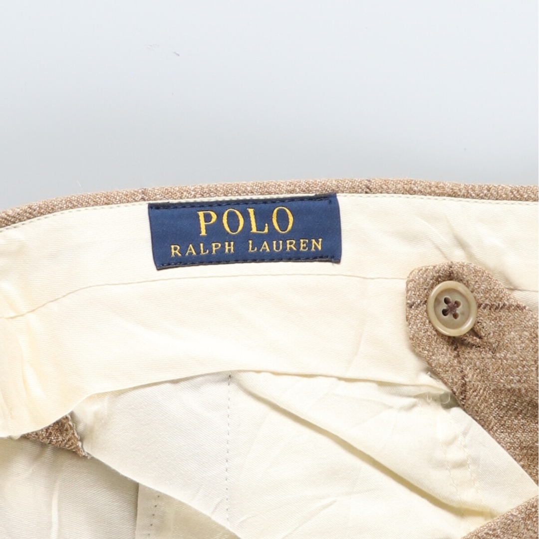 Ralph Lauren(ラルフローレン)の古着 ラルフローレン Ralph Lauren POLO RALPH LAUREN チェック柄 スラックスパンツ イタリア製 メンズw34 /eaa416014 メンズのパンツ(スラックス)の商品写真