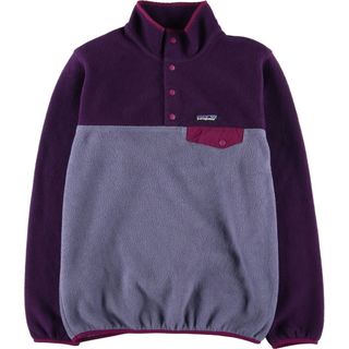 パタゴニア(patagonia)の古着 16年製 パタゴニア Patagonia ライトウェイト SYNCHILLA シンチラ 25455FA16 ハーフスナップ フリースプルオーバー レディースM /eaa413062(その他)