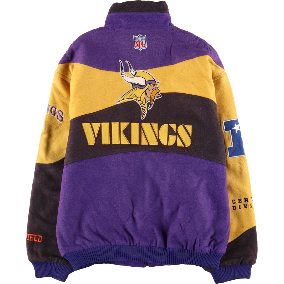 PUMA(プーマ)の古着 プーマ PUMA NFL MINNESOTA VIKINGS ミネソタバイキングス バックワッペン ウールブルゾン メンズM /eaa414680 メンズのジャケット/アウター(その他)の商品写真