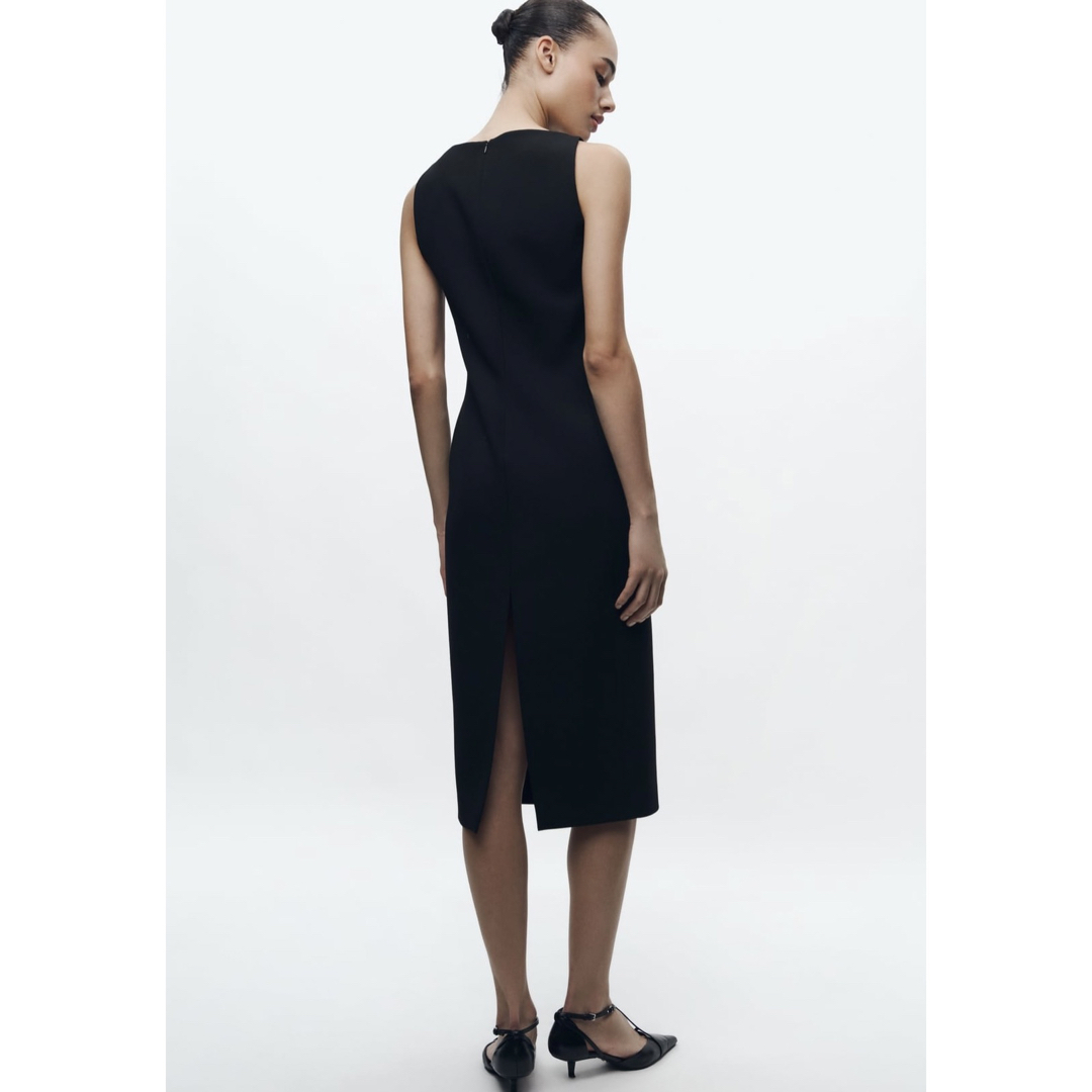 ZARA - ZARA ZW Collection スリットミディワンピース Sの通販 ZARA - ZARA ZW Collection スリットミディワンピース Sの通販