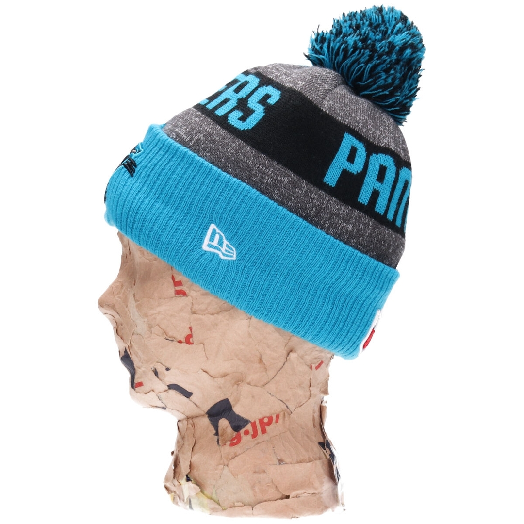 NEW ERA(ニューエラー)の古着 ニューエラ NEW ERA NFL CAROLINA PANTHERS カロライナパンサーズ ニット帽 ビーニー /gaa002732 レディースの帽子(ニット帽/ビーニー)の商品写真