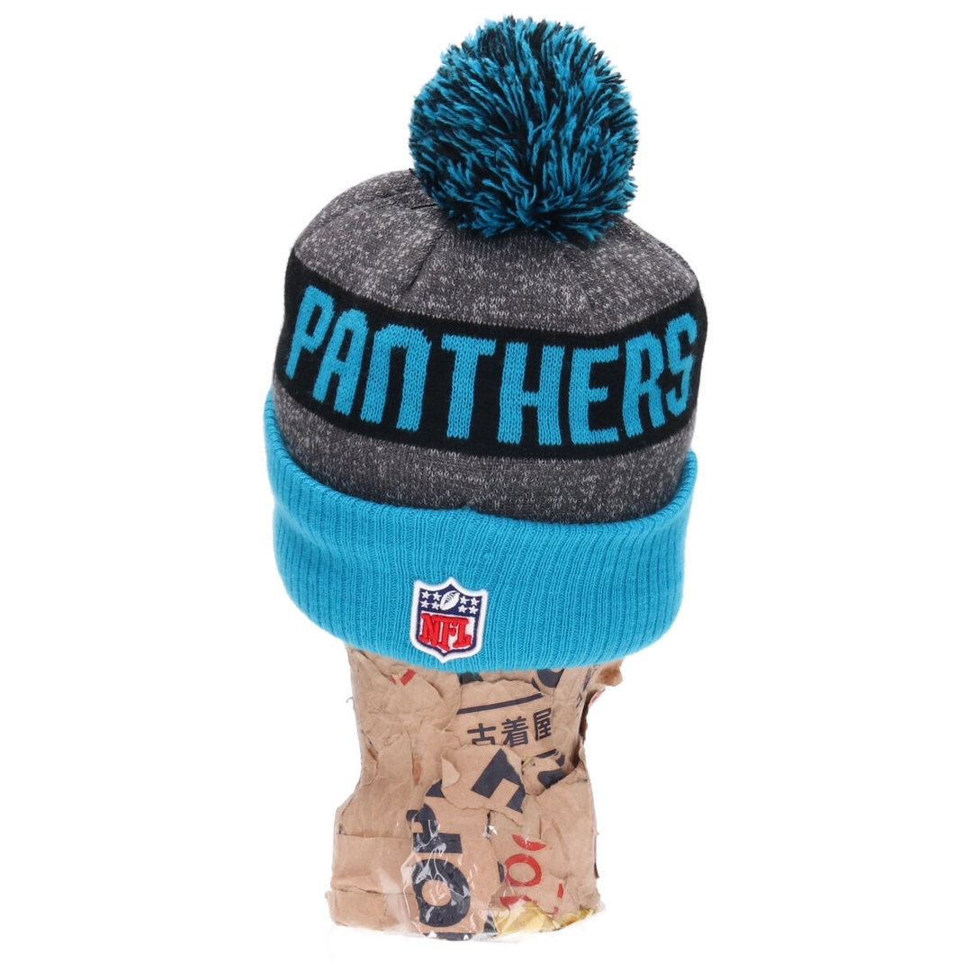 NEW ERA(ニューエラー)の古着 ニューエラ NEW ERA NFL CAROLINA PANTHERS カロライナパンサーズ ニット帽 ビーニー /gaa002732 レディースの帽子(ニット帽/ビーニー)の商品写真