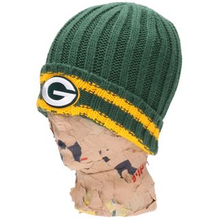 古着 OTS NFL GREEN BAY PACKERS グリーンベイパッカーズ リブ編み ニット帽 ビーニー /gaa002744(ニット帽/ビーニー)