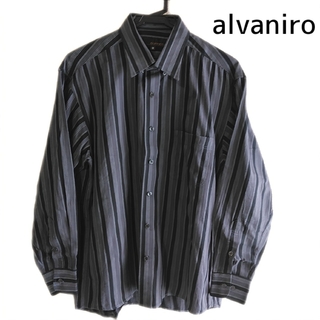 alvaniro メンズ ストライプシャツ M(シャツ)