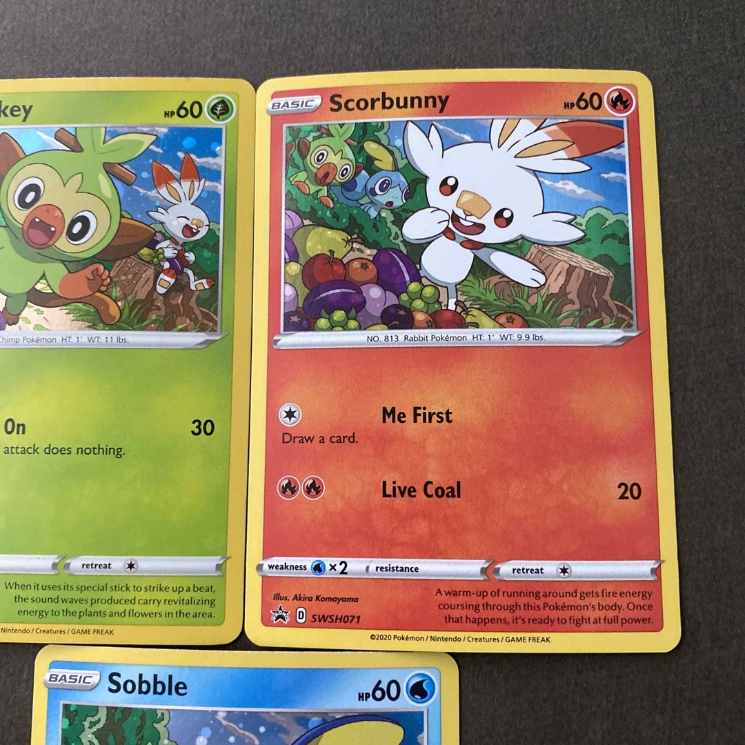 ポケモン - サルノリ ヒバニー メッソン 英語版ポケモンカード ポケモン - サルノリ ヒバニー メッソン 英語版ポケモンカード