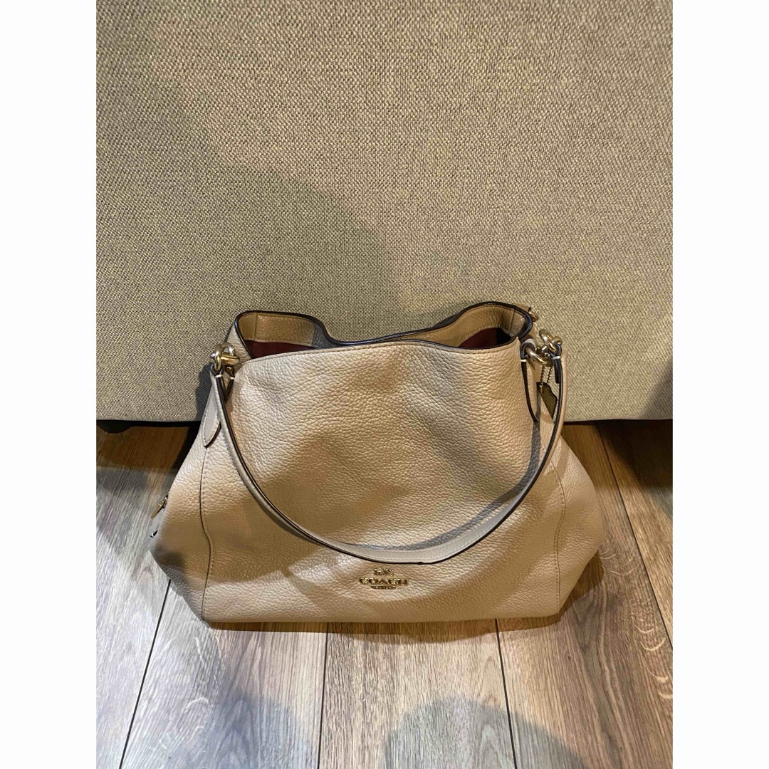 COACH(コーチ)のCOACH◆トートバッグ/レザー/BEG/無地/80268【バッグ】 レディースのバッグ(トートバッグ)の商品写真