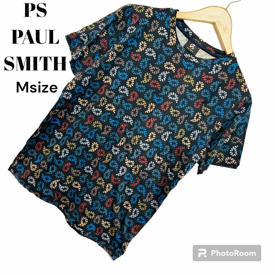 Paul Smith(ポールスミス)のPS PAUL SMITH Tシャツ　カットソー　レディース　M 黒 レディースのトップス(Tシャツ(半袖/袖なし))の商品写真