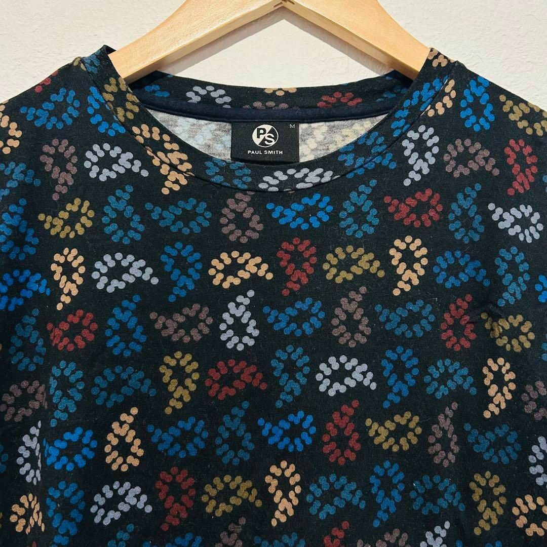 Paul Smith(ポールスミス)のPS PAUL SMITH Tシャツ　カットソー　レディース　M 黒 レディースのトップス(Tシャツ(半袖/袖なし))の商品写真