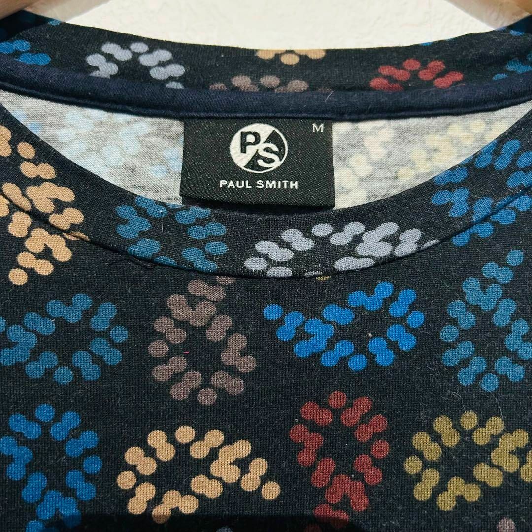 Paul Smith(ポールスミス)のPS PAUL SMITH Tシャツ　カットソー　レディース　M 黒 レディースのトップス(Tシャツ(半袖/袖なし))の商品写真