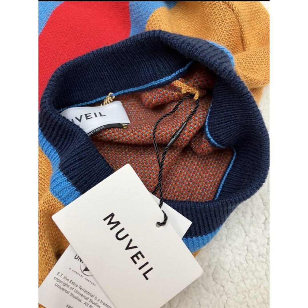 ✨超希少✨MUVEIL E.T. コラボ ニットネイビー紺38 ✨超希少✨MUVEIL E.T. コラボ ニットネイビー紺38