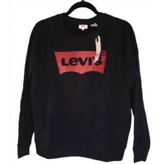 リーバイス(Levi's)のLevis トレーナー 黒 新品 タグ付き リーバイス(スウェット)